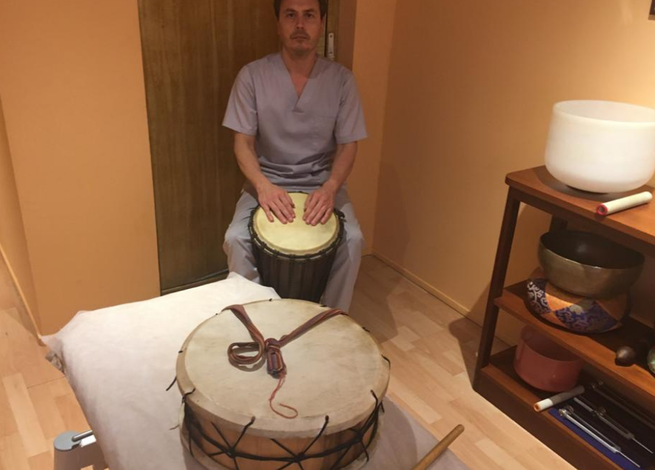 Terapia sonora con tambores chamánicos